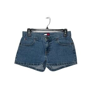 Vintage 90s Tommy Jeans Low Rise Denim Shorts Size 3